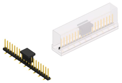 SLY7SMD06219GBSM Fischer Elektronik PCB Connection Systems