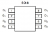 Vishay P-Kanal Dual MOSFET, -60 V, -2.4 A, SOIC-8, SI4948BEY-T1-GE3