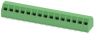 Leiterplattenklemme, 15-polig, RM 5 mm, 0,14-1,5 mm², 13.5 A, Schraubanschluss, grün, 1869198