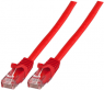 Patchkabel, RJ45-Stecker, gerade auf RJ45-Stecker, gerade, Cat 5e, U/UTP, LSZH, 0.5 m, rot