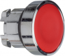 Drucktaster, unbeleuchtet, rastend, Bund rund, rot, Frontring silber, Einbau-Ø 22 mm, ZB4BH04