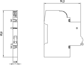 5ST3062-0MC Siemens Zubehör für Sicherungen Bild 2