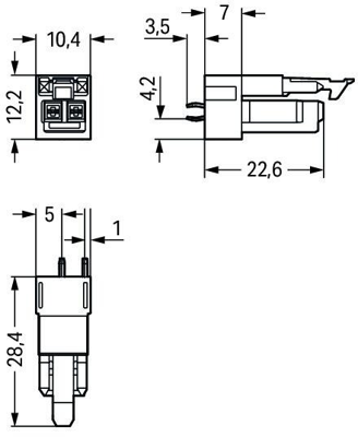 890-802 WAGO Gerätesteckverbinder Bild 2