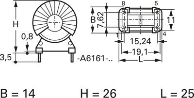 T60405-A6161-X001 Vacuumschmelze Festinduktivitäten Bild 2