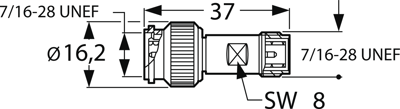 100023837 Telegärtner Koaxial Adapter Bild 2