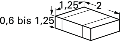 C0805C100JCGAC7800 Kemet Keramik Kondensatoren