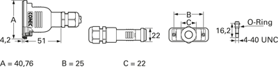 165X14869X CONEC D-Sub Gehäuse