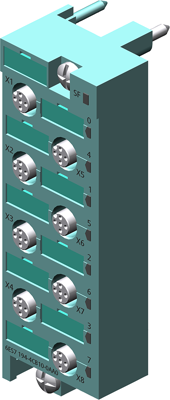 6ES7194-4CB10-0AA0 Siemens System wiring and connections