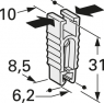 Ausziehzange für Flachsicherungen MINIVAL, UNIVAL, MAXIVAL, 32 mm, 341501