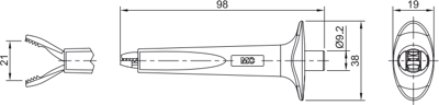 68.9485-23 Stäubli Electrical Connectors Abgreifklemmen Bild 2