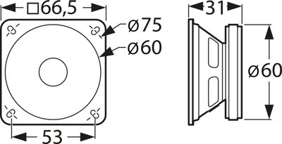 FRS 7 S 8 OHM VISATON Akustische Signalgeber Bild 2