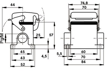 79016600 LAPP Gehäuse für schwere Steckverbinder Bild 2