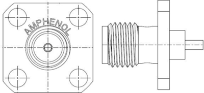 901-9184-CCSF Amphenol RF Koaxialsteckverbinder