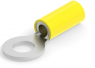 Isolierter Ringkabelschuh, 3,0-6,0 mm², AWG 12 bis 10, 6.7 mm, M6, gelb