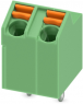 Leiterplattenklemme, 2-polig, RM 5 mm, 0,2-1,5 mm², 9 A, Federklemmanschluss, grün, 1752214