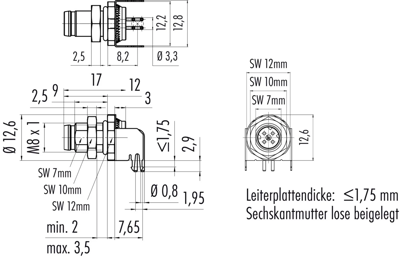 86 6321 1121 00404 binder Sensor-Aktor Rundsteckverbinder Bild 2