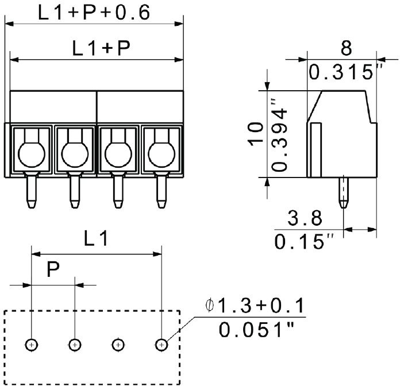 1760500000 Weidmüller PCB Terminal Blocks Image 3