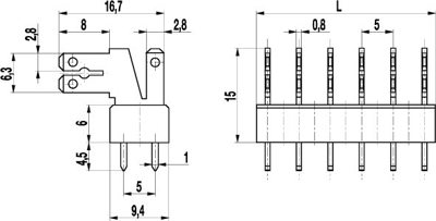 25870910 Weco Flachstecker Bild 2