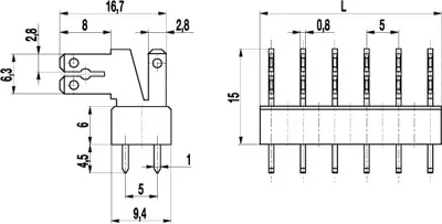 25870902 Weco Flachstecker Bild 2