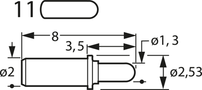 F70211B130G130 Feinmetall Prüfstifte