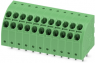 Leiterplattenklemme, 11-polig, RM 3.5 mm, 0,2-1,5 mm², 13.5 A, Federklemmanschluss, grün, 1725029