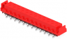 Buchsenleiste, 24-polig, RM 1.27 mm, gerade, rot, 2-338069-4