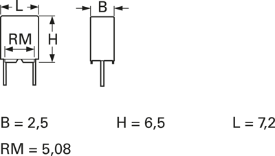 BFC237065102 Vishay Film Capacitors Image 2