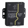 Geräteserver PoE Ethernet zu Serial, 100 Mbit/s, RS232, (B x H x T) 101 x 100 x 27 mm, ES-457