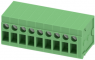 Leiterplattenklemme, 9-polig, RM 5 mm, 0,2-2,5 mm², 24 A, Schraubanschluss, grün, 1744109