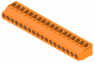 Leiterplattenklemme, 18-polig, RM 5.08 mm, 0,08-6,0 mm², 20 A, Schraubanschluss, orange, 2432070000
