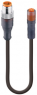 Sensor-Aktor Kabel, M8-Kabelstecker, gerade auf M8-Kabeldose, gerade, 5-polig, 5 m, PVC, schwarz, 3 A, 934898014