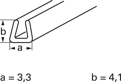 GES62F-C Panduit Kantenschutzprofile Bild 2