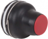 Drucktaster, unbeleuchtet, tastend, Bund rund, rot, Frontring schwarz, Einbau-Ø 22 mm, XACB9114