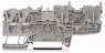 2-Leiter/2-Pin-Basisklemme, Federklemmanschluss, 0,25-4,0 mm², 1-polig, 24 A, 6 kV, grau, 2022-1401/999-953