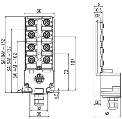 1740193000 Weidmüller Sensor-Aktor Verteilerboxen Bild 2