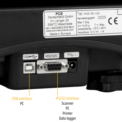 PCE-TB 1,5C PCE Instruments Waagen Bild 2