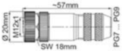 756-9208/060-000 WAGO Sensor-Aktor Rundsteckverbinder Bild 2