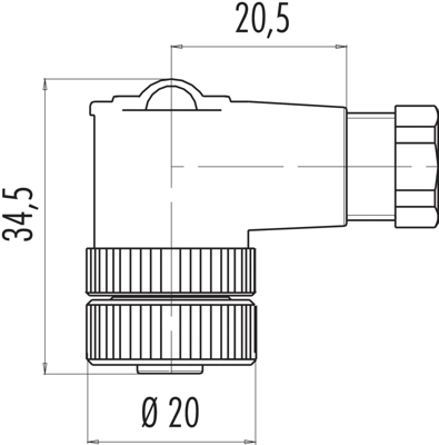 99 2430 24 03 binder Sensor-Aktor Rundsteckverbinder Bild 2