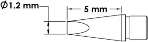 MFTC-6CN5005 METCAL Soldering tips, desoldering tips and hot air nozzles