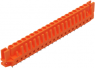 Buchsenleiste, 20-polig, RM 5.08 mm, gerade, orange, 232-180/047-000