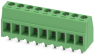Leiterplattenklemme, 9-polig, RM 3.81 mm, 0,14-1,5 mm², 8 A, Schraubanschluss, grün, 1705618
