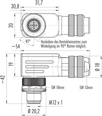 99 1437 820 05 binder Sensor-Aktor Rundsteckverbinder Bild 2