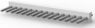 Stiftleiste, 15-polig, RM 3.96 mm, gerade, natur, 1-640383-5