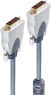 DVI-D-Stecker (24+1) auf DVI-D-Stecker (24+1), 1 m, blau, SP77440