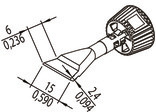 0142ZDLF150/SB Ersa Lötspitzen, Entlötspitzen und Heißluftdüsen Bild 2