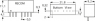 DC/DC-Wandler, 18-36 VDC, 2 W, 2 Ausgänge, ±15 VDC, 83 % Wirkungsgrad, RS-2415D