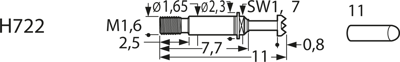 F72211B064G100 Feinmetall Prüfstifte Bild 3