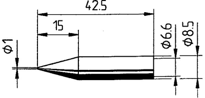 0842BD/10 Ersa Lötspitzen, Entlötspitzen und Heißluftdüsen Bild 2