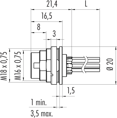 09 0115 782 05 binder Sensor-Actuator Cables Image 2