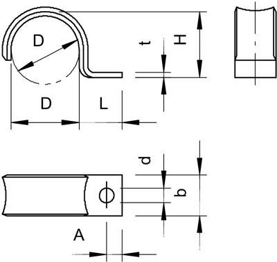 1043226 OBO Bettermann Cable Holders Image 2